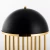 Designerska lampa stołowa Dolce Vita Czarno - złota ST-1602 black - Step Into Design